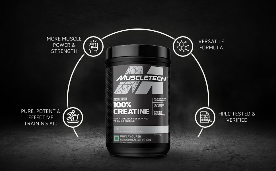 MuscleTech Platinum - 100% Creapure Creatine Caps