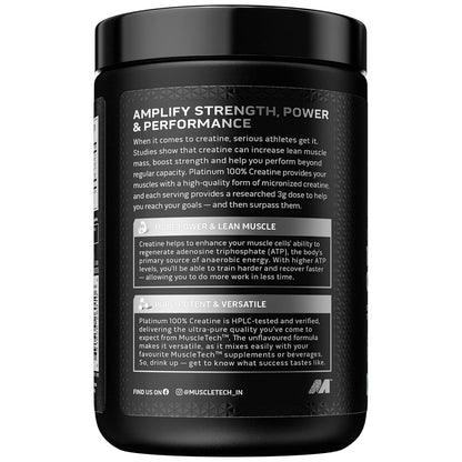 MuscleTech Platinum - 100% Creapure Creatine