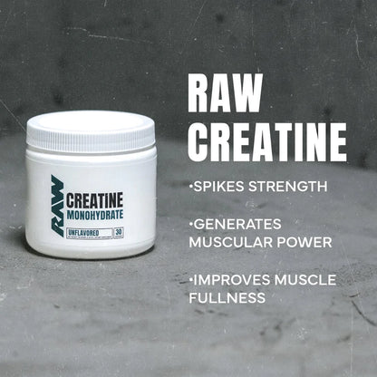 Raw Creatine Monohydrate Box