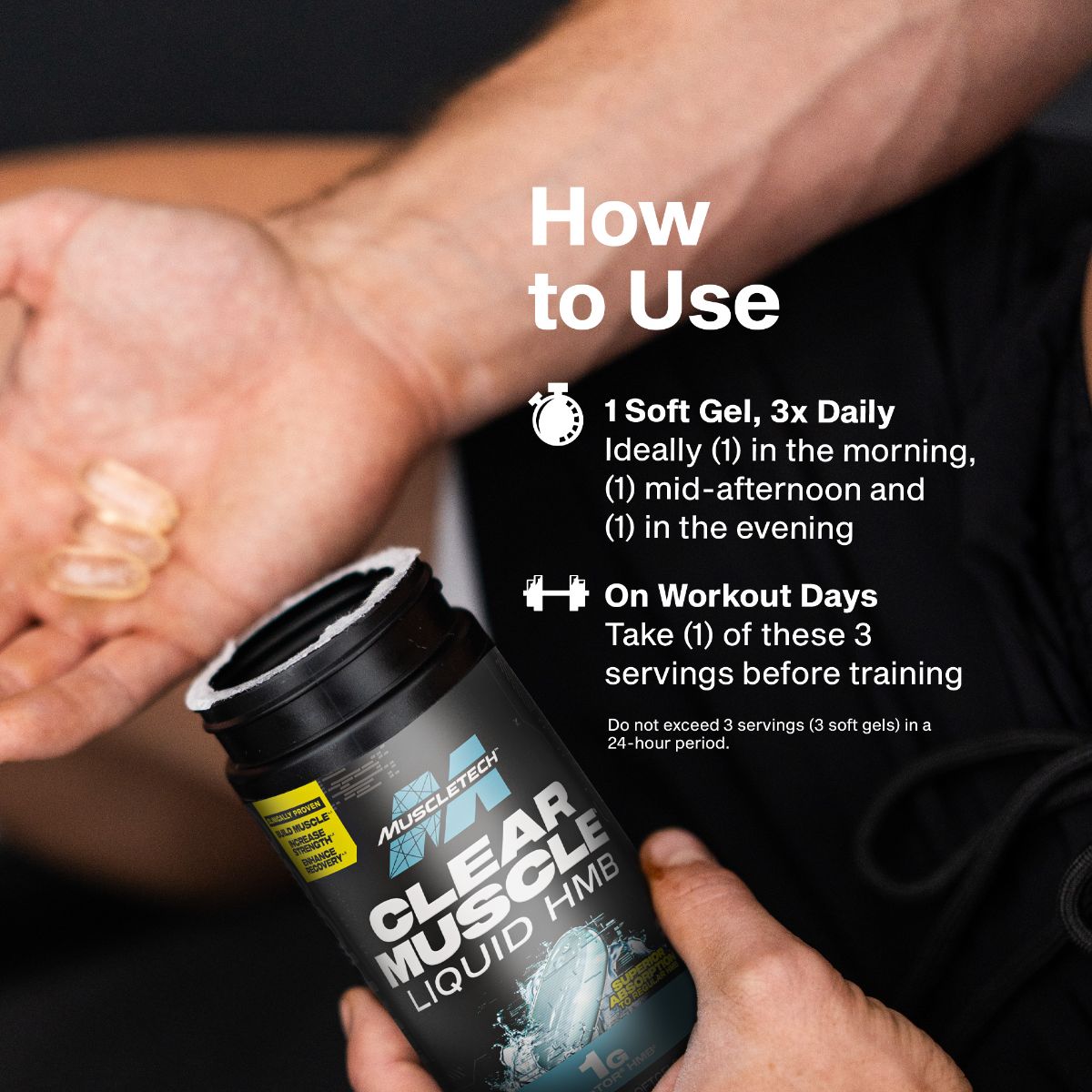 MuscleTech Clear Muscle HMB Free Acid