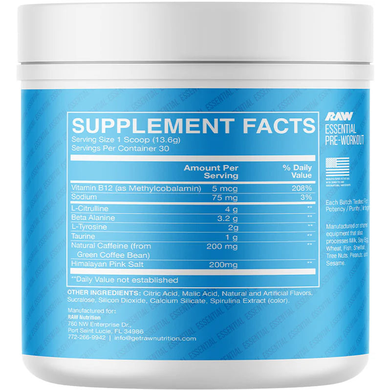 CBUM Essential Pre-Workout
